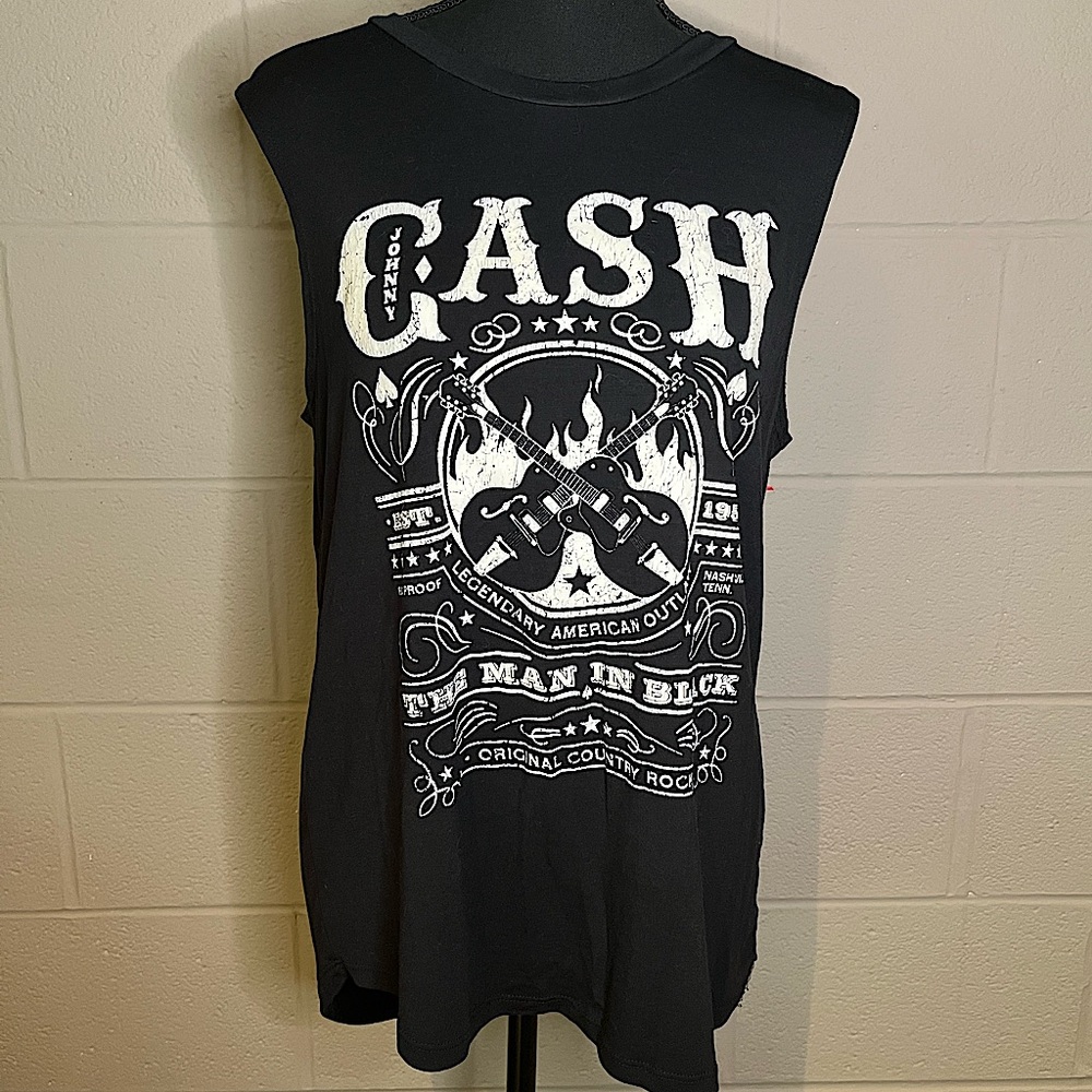Johnny Cash tank top